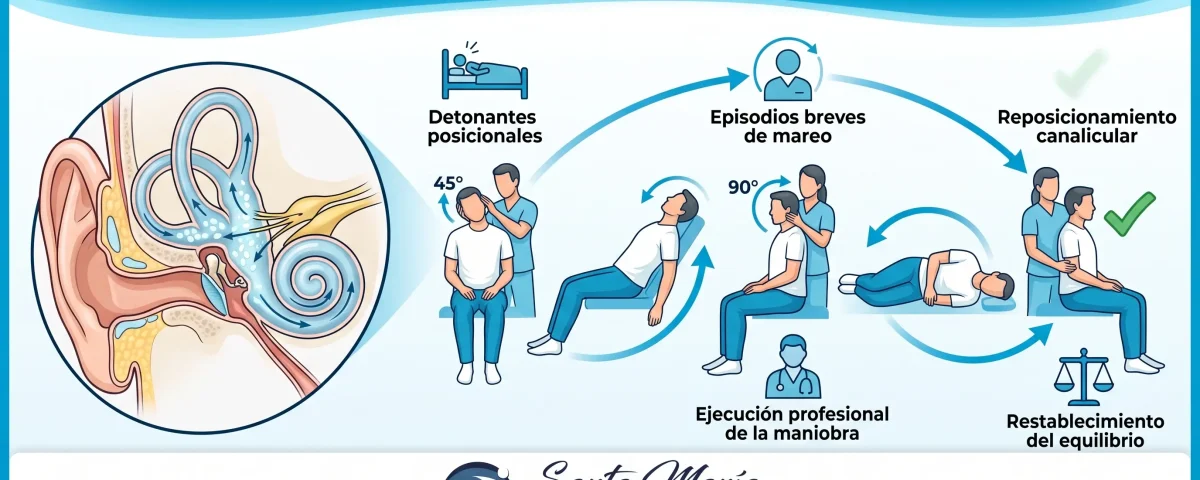 Vértigo posicional: cómo la maniobra de reposicionamiento puede resolverlo