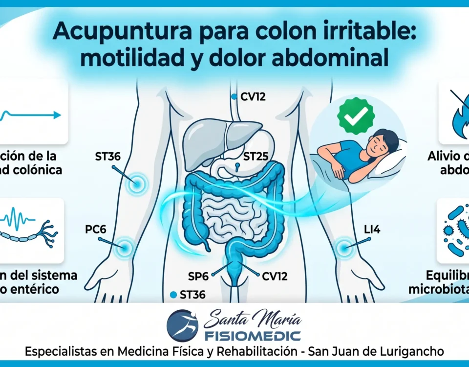 Acupuntura para colon irritable: motilidad y dolor abdominal