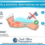 Dermatitis y eccema: alternativas no corticoideas