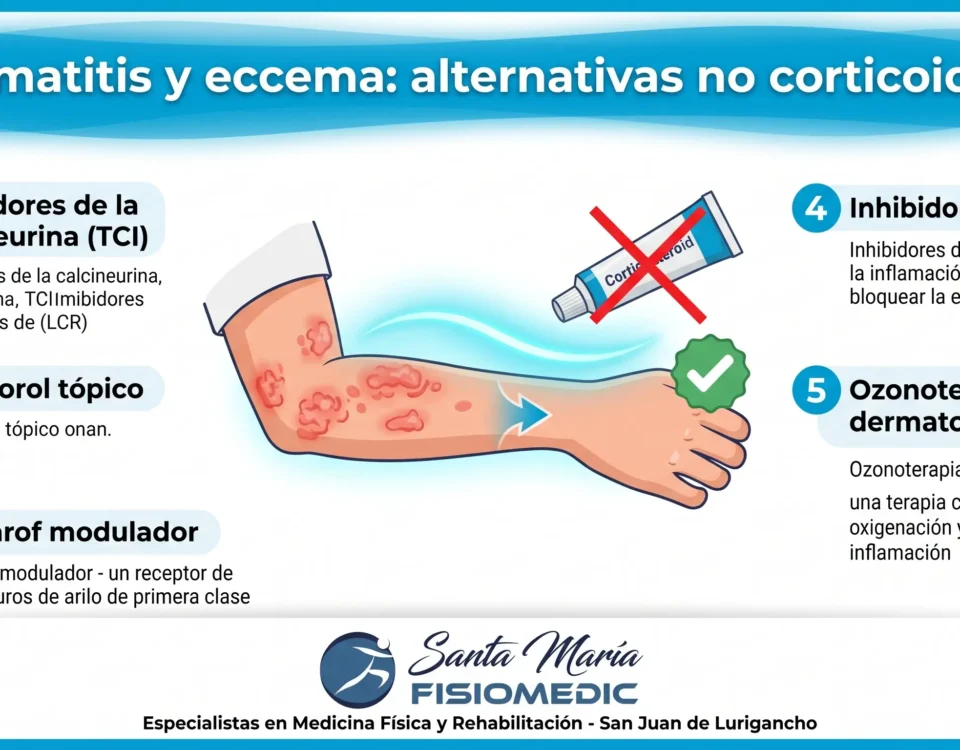 Dermatitis y eccema: alternativas no corticoideas