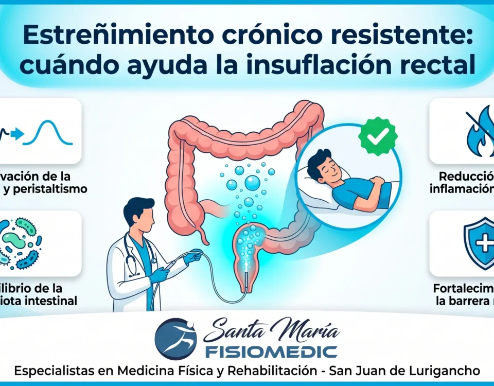 Estreñimiento crónico resistente: cuándo ayuda la insuflación rectal
