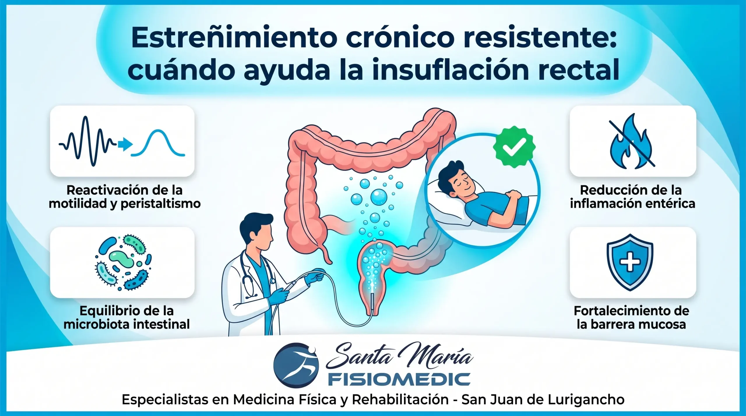 Estreñimiento crónico resistente: cuándo ayuda la insuflación rectal