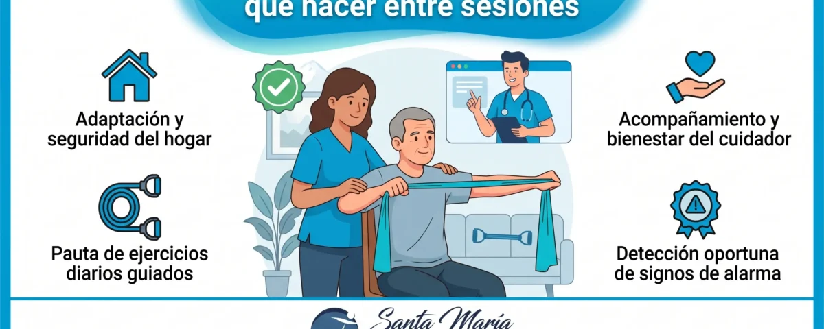 Familia del paciente con ACV: qué hacer entre sesiones
