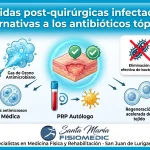 Heridas post-quirúrgicas infectadas: alternativas a los antibióticos tópicos