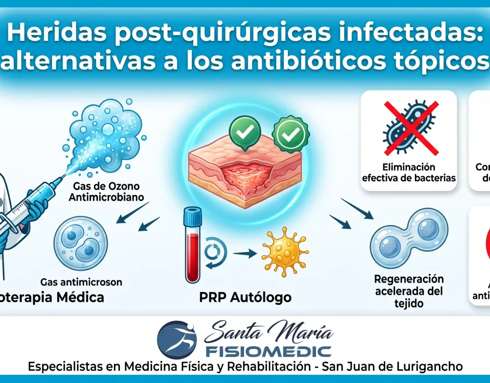 Heridas post-quirúrgicas infectadas: alternativas a los antibióticos tópicos