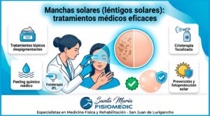 Manchas solares (léntigos solares): tratamientos médicos eficaces