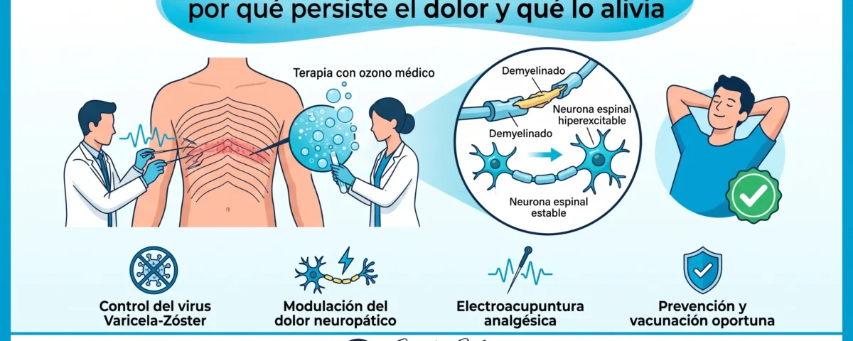 Neuralgia post-herpética: por qué persiste el dolor y qué lo alivia