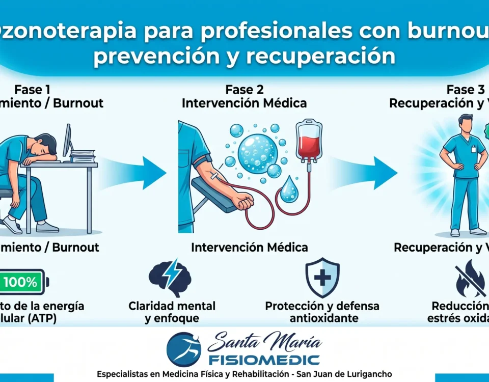 Ozonoterapia para profesionales con burnout: prevención y recuperación