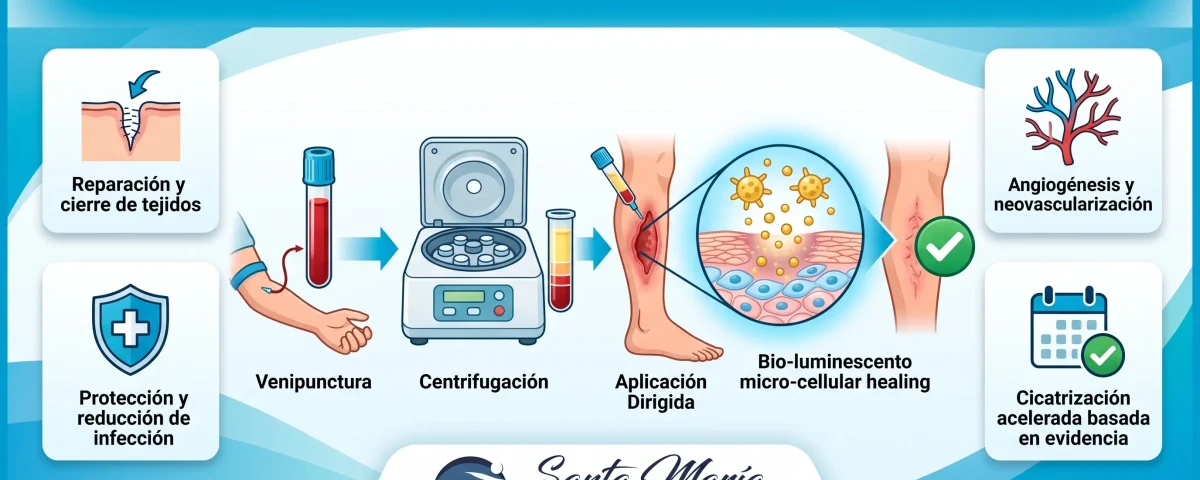 PRP para heridas crónicas que no cicatrizan: guía basada en evidencia