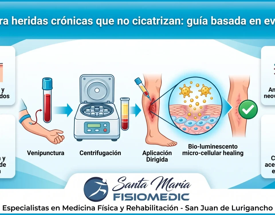 PRP para heridas crónicas que no cicatrizan: guía basada en evidencia