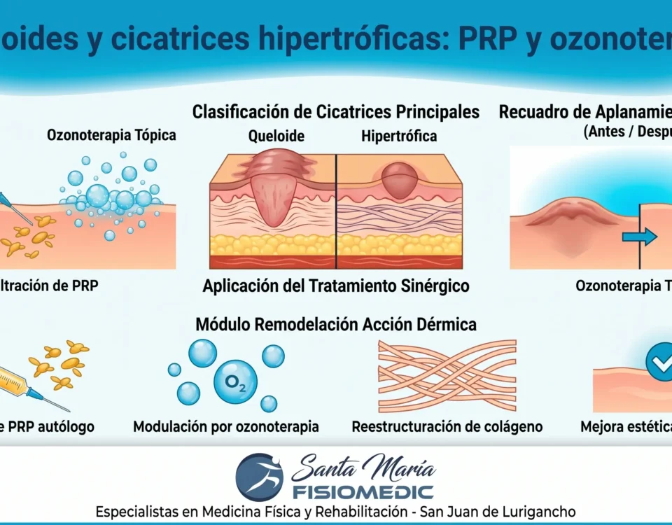 Queloides y cicatrices hipertróficas: PRP y ozonoterapia