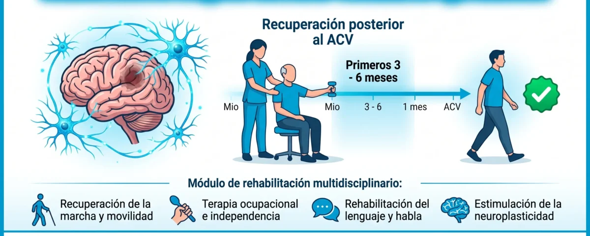Rehabilitación después del ACV: ventana de oportunidad
