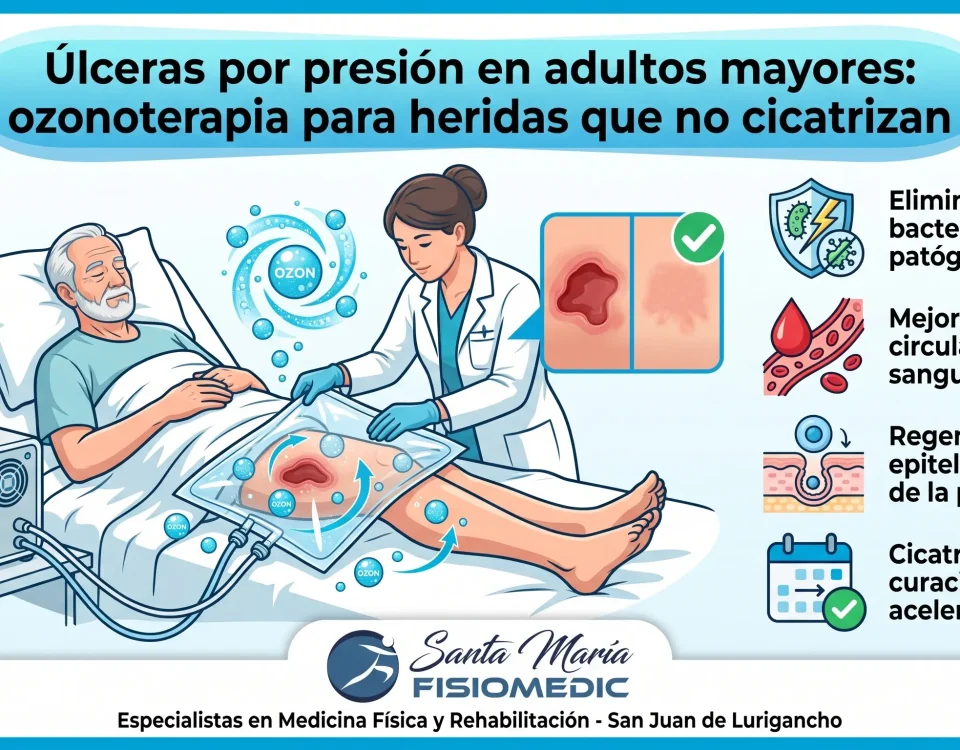 Úlceras por presión en adultos mayores: ozonoterapia para heridas que no cicatrizan