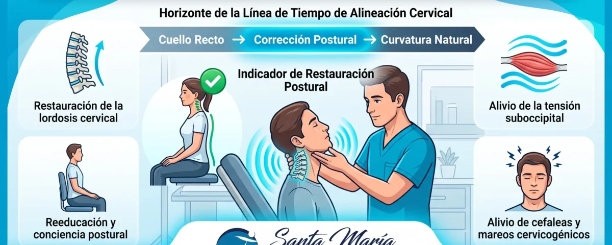 Cuello recto: ejercicios para recuperar la curvatura
