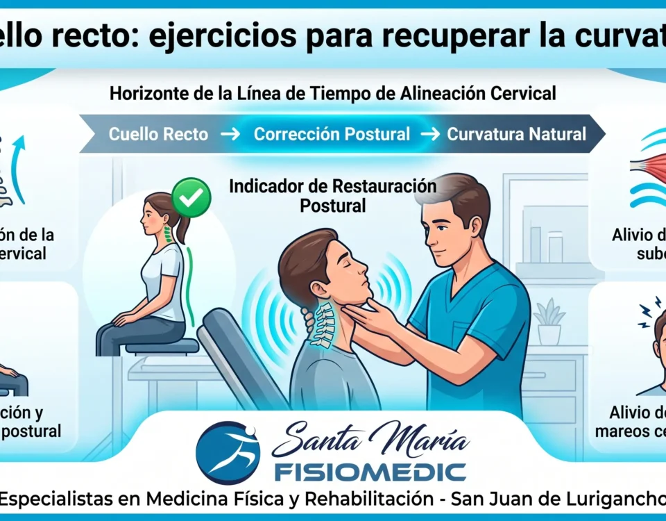 Cuello recto: ejercicios para recuperar la curvatura