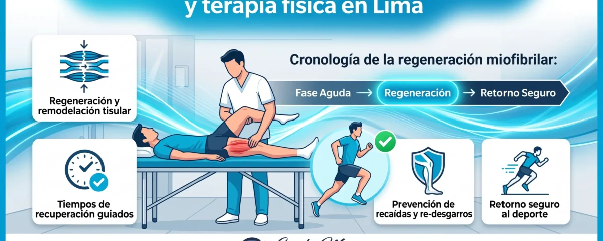 Desgarro muscular: guía de recuperación y terapia física en Lima