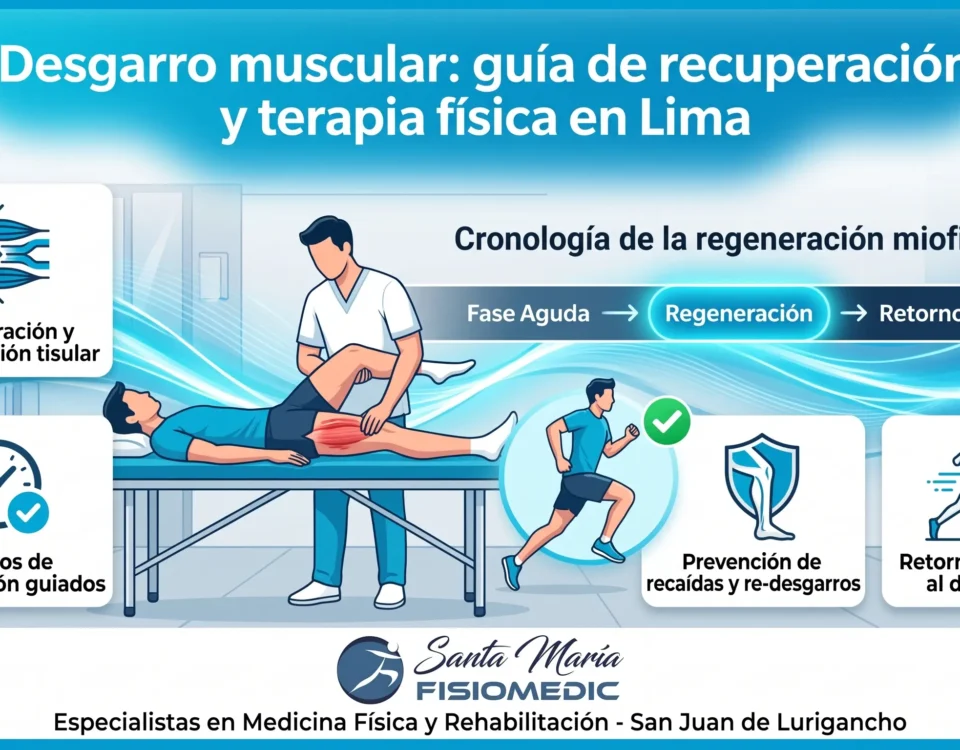 Desgarro muscular: guía de recuperación y terapia física en Lima
