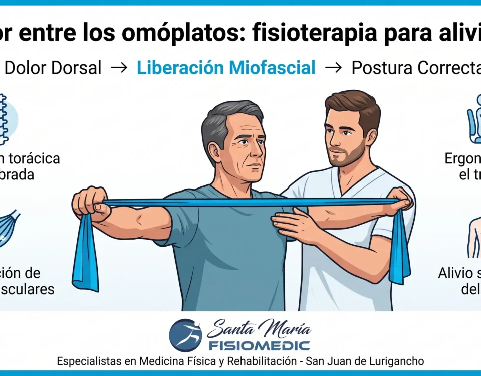 Dolor entre los omóplatos: fisioterapia para aliviarlo