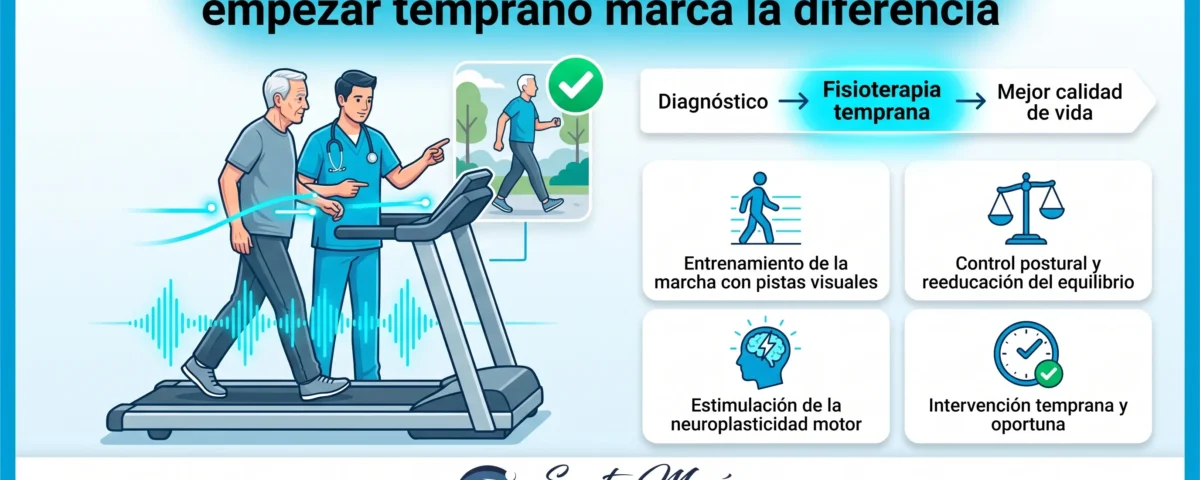 Fisioterapia en Parkinson: empezar temprano marca la diferencia