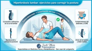 Hiperlordosis lumbar: ejercicios para corregir la postura