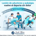 Lesión de aductores y pubalgia: vuelve al deporte sin dolor