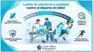 Lesión de aductores y pubalgia: vuelve al deporte sin dolor
