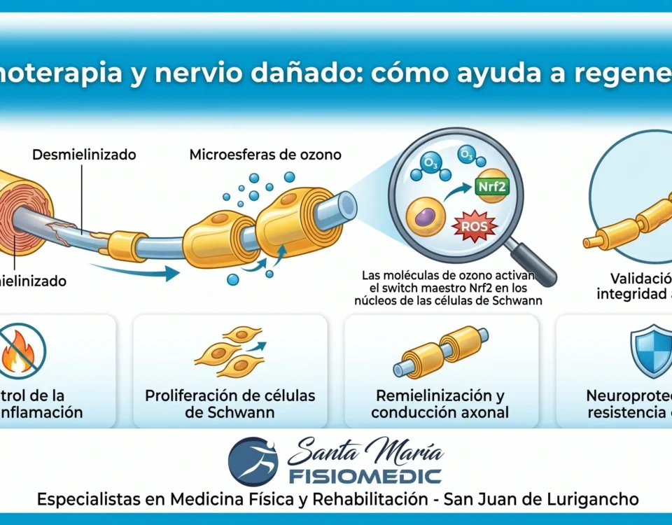 Ozonoterapia y nervio dañado: cómo ayuda a regenerarlo