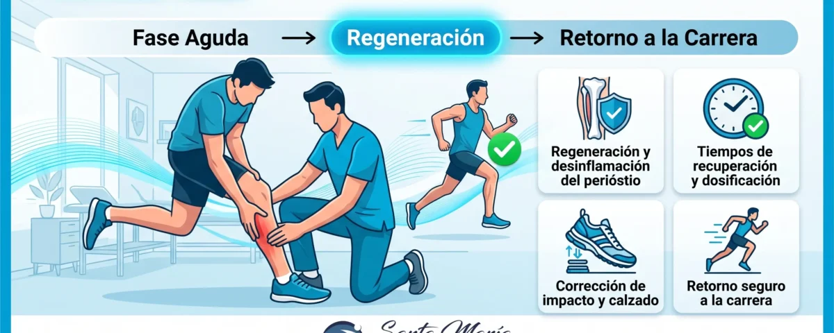 Periostitis tibial: tratamiento para volver a correr sin dolor