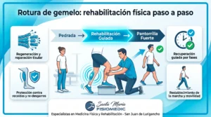 Rotura de gemelo: rehabilitación física paso a paso