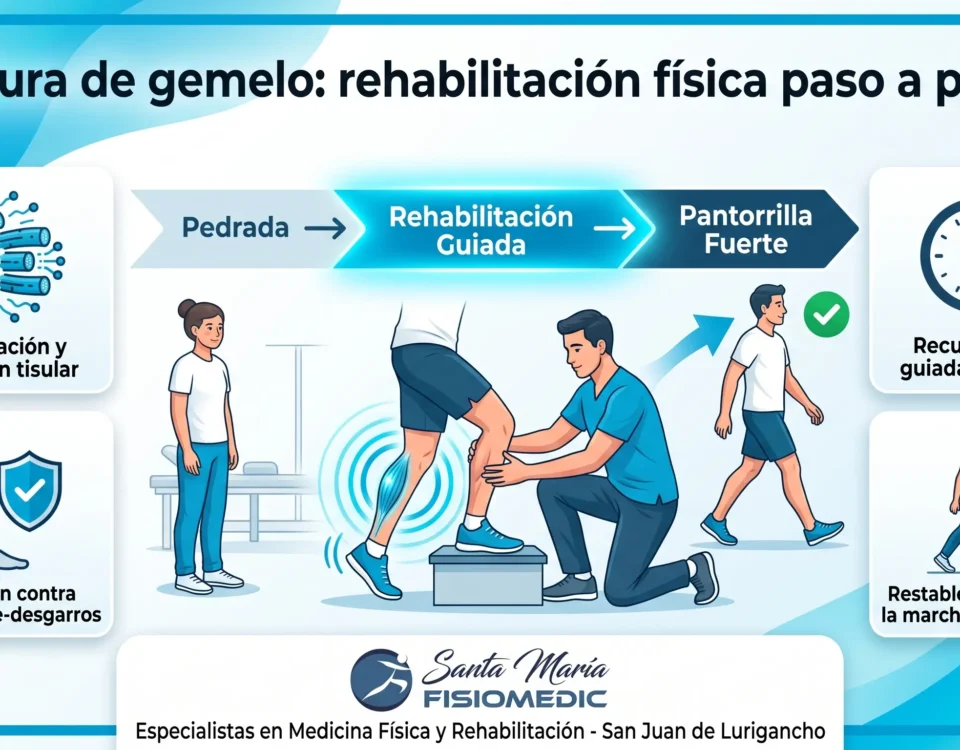 Rotura de gemelo: rehabilitación física paso a paso