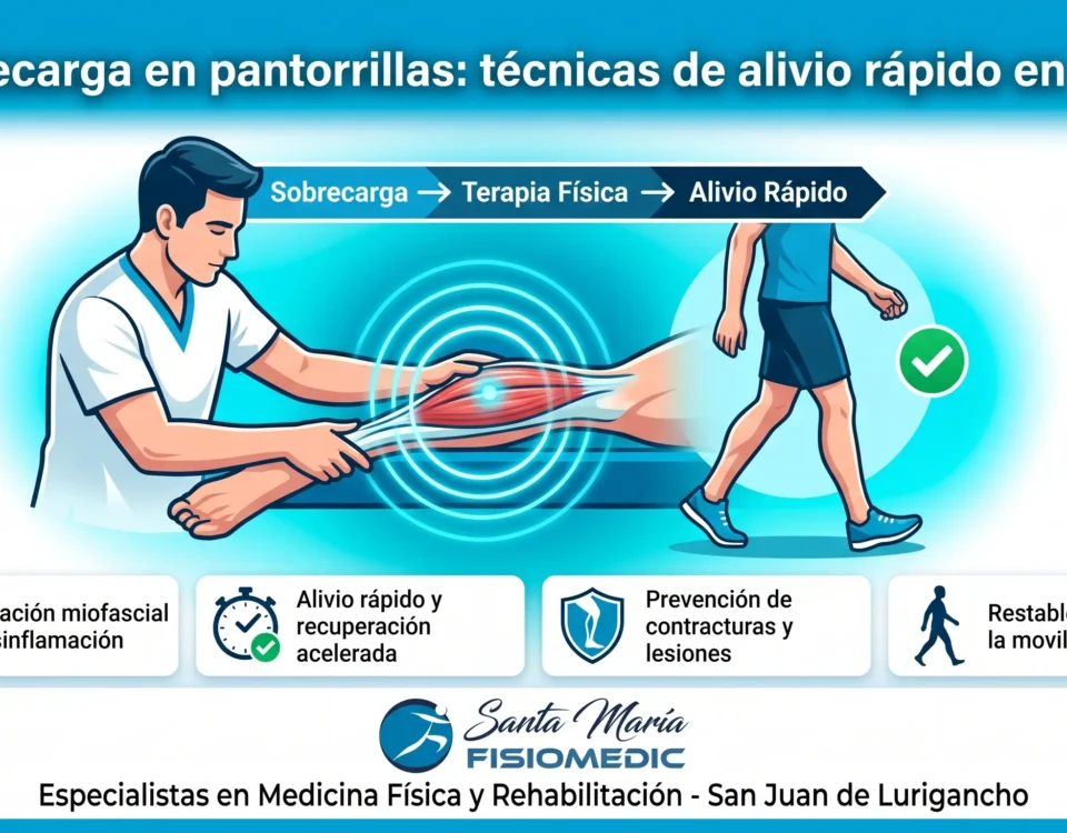 Sobrecarga en pantorrillas: técnicas de alivio rápido en Lima